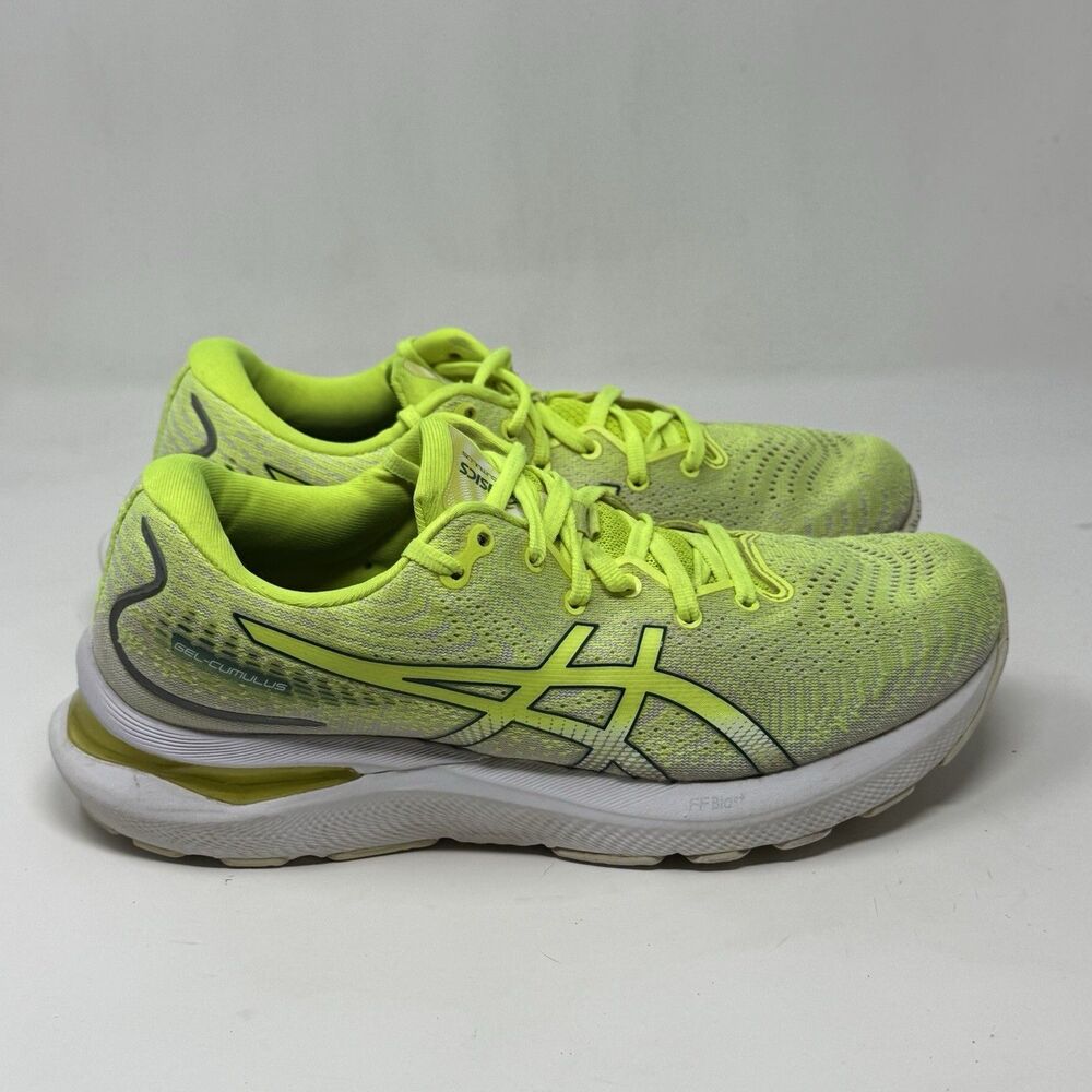Asics Gel Cumulus 24 Sneakers Womens 10 Safety Yellow Running Walking Shoes